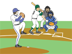 野球のピッチャー